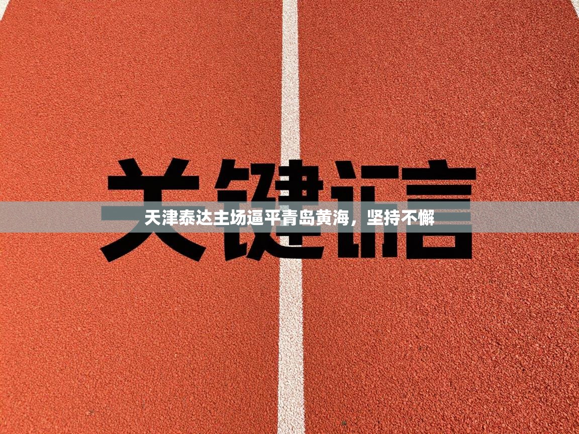 天津泰达主场逼平青岛黄海,坚持不懈 第2张